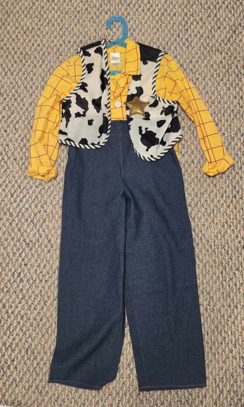 Sheriff Woody Toy Story Disney Store Kids Large Halloween Dress Up